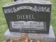 Walter and Jean Diebel Headstone Photo